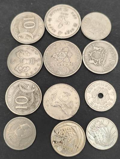 猩哥外币小铺➨【第204场】 - 硬币12个