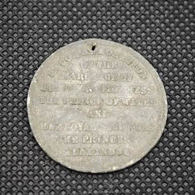 【淘币小摊】限时拍第八百一十六拍  纪念章场  满百包邮可预留两周  周一统一发货  -  英国1863年纪念章直径31mm