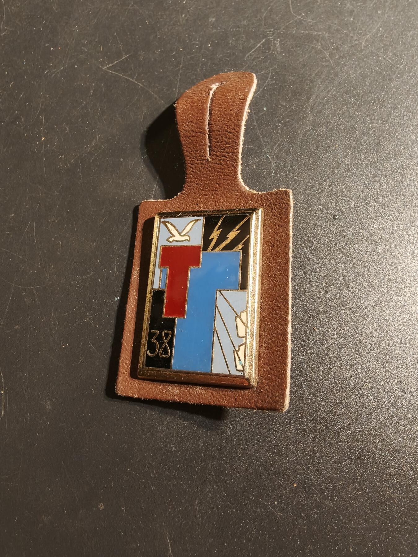 老王徽章第167期 法国第38通信团证章