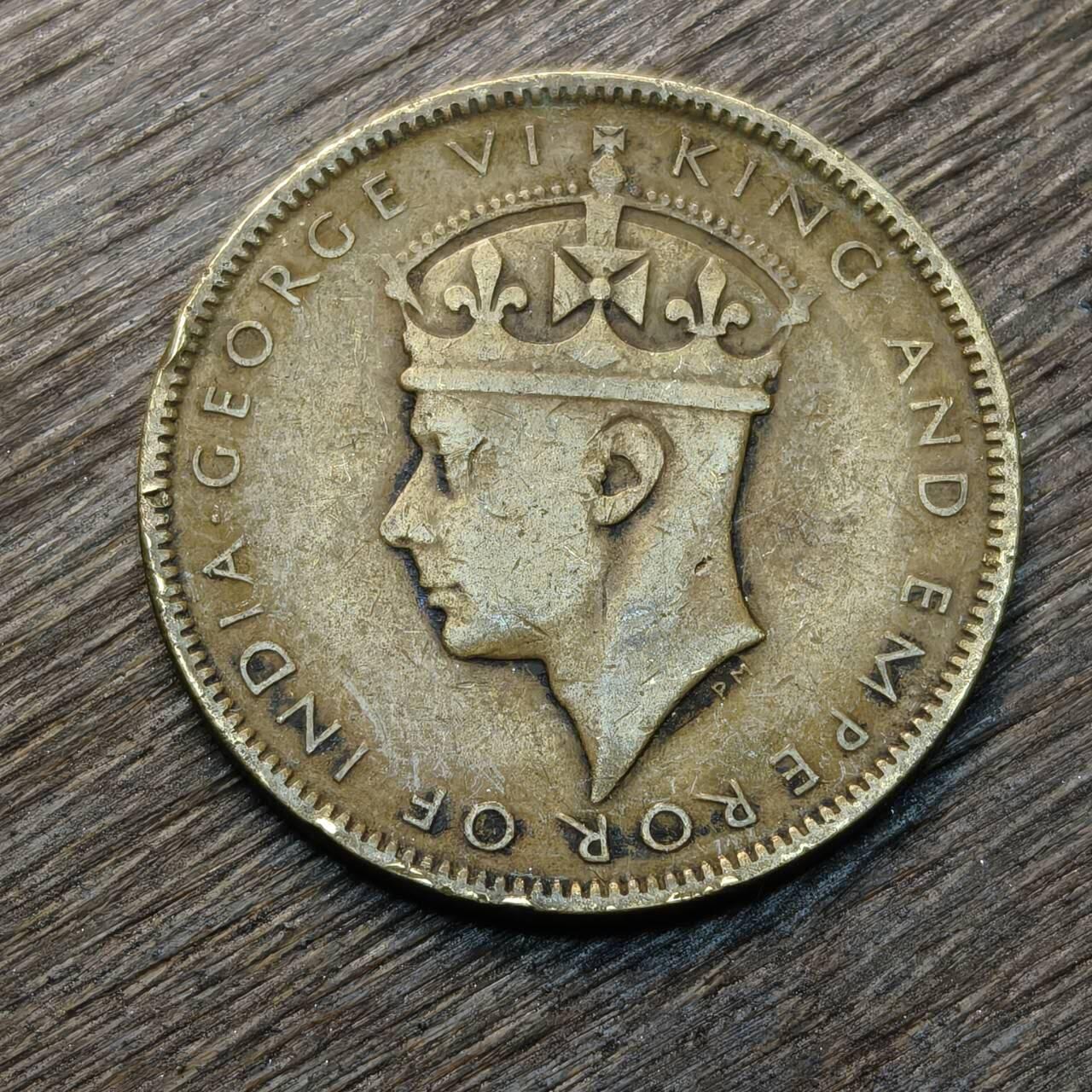 【铜匠收藏】★第134场★散币场，无佣金，30包邮。不满30元，支付5元运费。《接受代拍 代送NGC评级》 牙买加 1940年 1/2便士 乔治六世