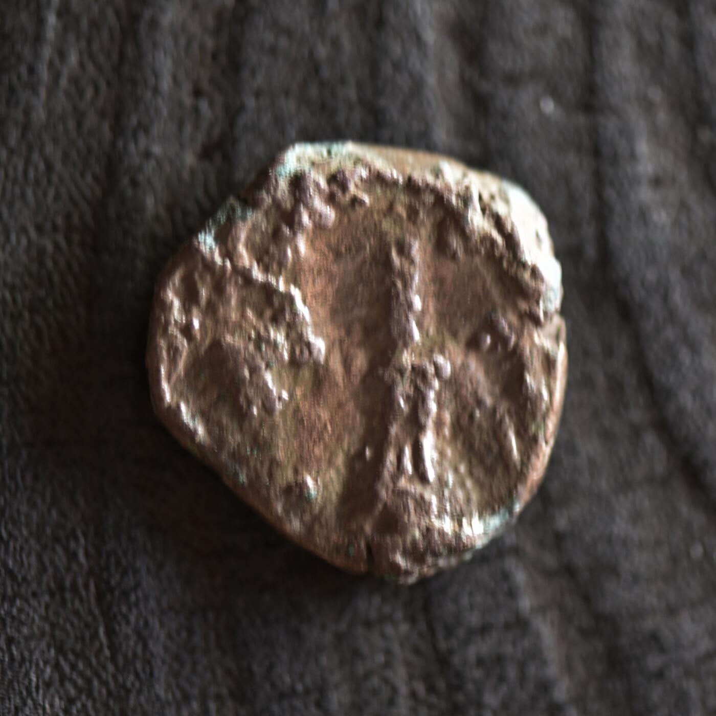 【良泉】【2025年最后一场】12月18日晚19.30点开拍！188组【直播场】西方古代钱币、丝路杂项、印章！ 公元267-270年【贵霜】迦腻色伽三世“财富女神”铜币，8.04克