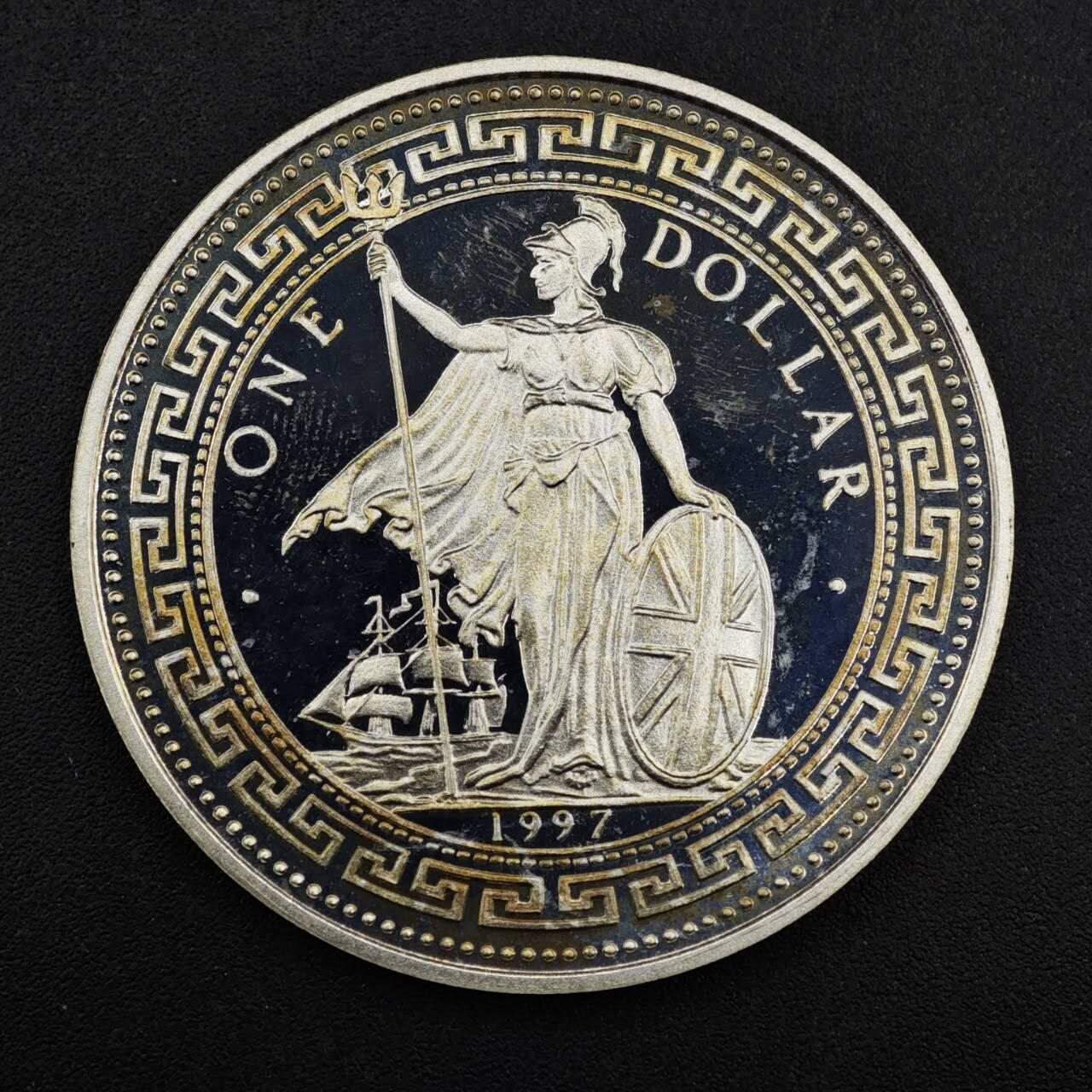 【淘币小摊】实时拍第八百一十五拍   银币套币场   满百包邮可预留二周 每周一统一发货   1997年印度独立40周年站洋银币重28.6克 银价332