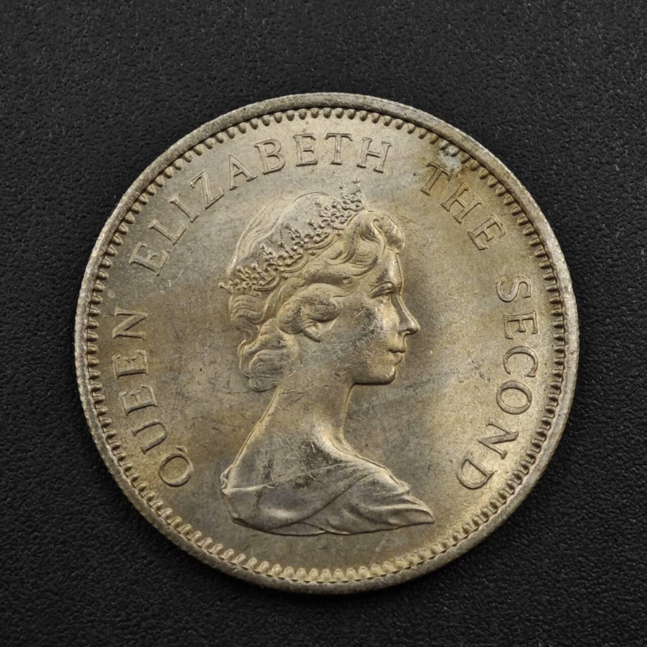 【淘币小摊】实时拍第八百一十四拍   散币场   满百包邮可预留二周 每周一统一发货   泽西岛1968年5便士镍币