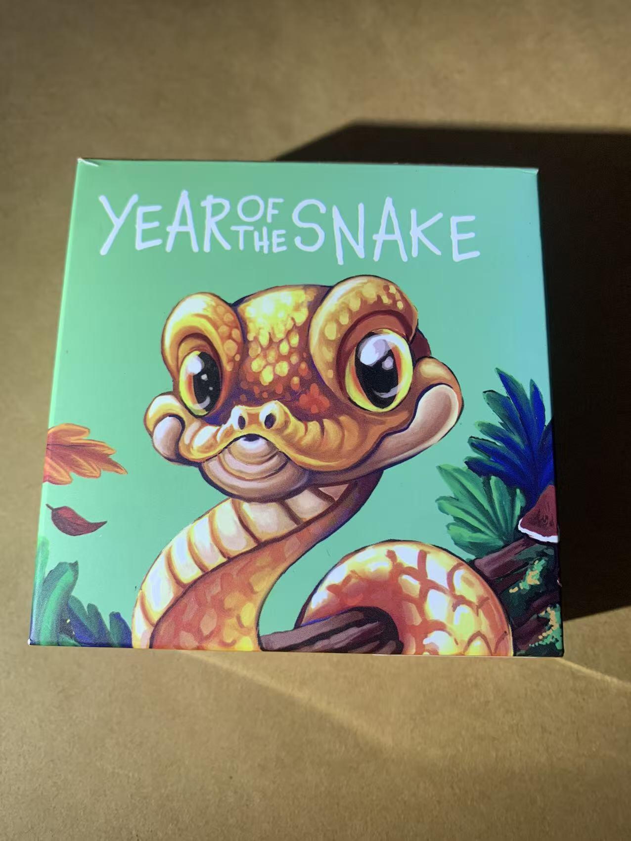 【礼羽收藏】🌏世界钱币拍卖第117期 澳大利亚图瓦卢2025年生肖蛇年蛇宝宝彩色精制纪念银币