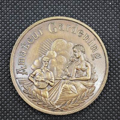 【淘币小摊】限时拍第八百一十六拍  纪念章场  满百包邮可预留两周  周一统一发货  - 英国园艺纪念章 直径45mm