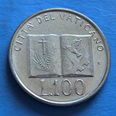 外国优质老铜币银币，周六九点倒数截拍，满百包邮，可寄存半年，喜欢朋友微信扫描二维码可直接参拍 - 梵蒂冈100里拉
