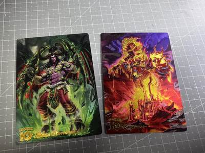 无佣金 不寄存 不收拍 链接少 我只是一个小小的卡牌收藏玩家   需要多宫大佬请私聊 部分卡牌设有底价（不想玩的那么累，即使有底价也会比市场价便宜的多，懂的自然懂） 拒绝小号抬价 大家放心拍 所有拍品部分套有卡膜 部分卡牌多宫 自制卡牌 不包厂瑕 放大镜 品控 勿拍 流拍商品会循环 感谢大家支持 留个关注 不定时上新 谢谢 - 奇点卡牌 炉石俩张