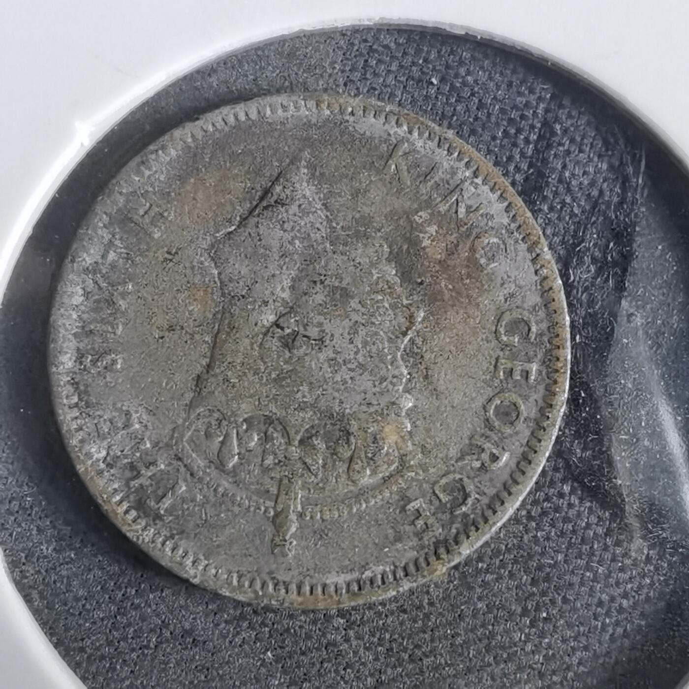 沼泽如烟--第919场 毛里求斯1950年四分之一卢比银币