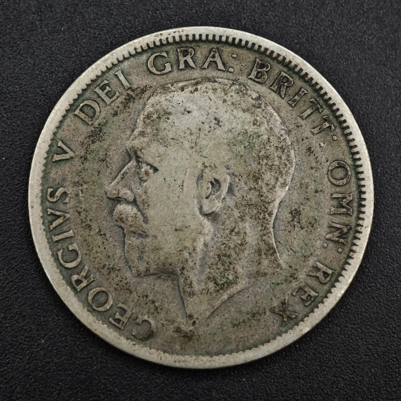 【淘币小摊】实时拍第八百一十四拍   散币场   满百包邮可预留二周 每周一统一发货   英国1928年乔治五世弗洛林银币