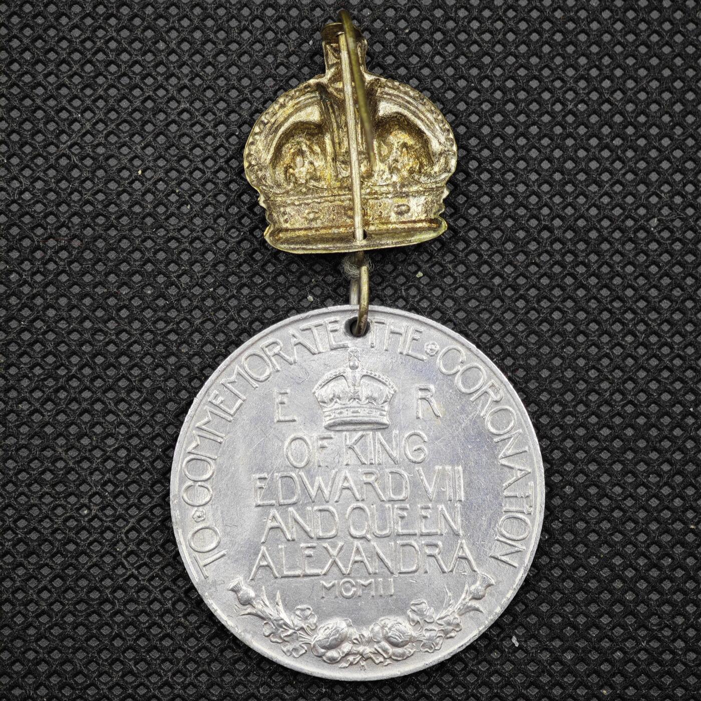 【淘币小摊】限时拍第八百一十六拍  纪念章场  满百包邮可预留两周  周一统一发货   英国1902年爱德华七世加冕纪念章直径35mm