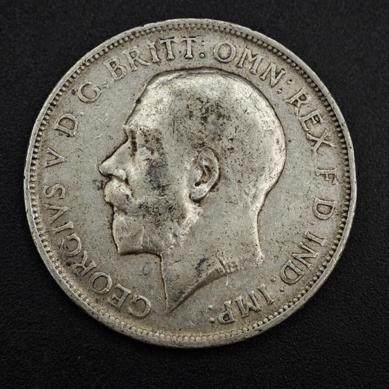 【淘币小摊】实时拍第八百一十四拍   散币场   满百包邮可预留二周 每周一统一发货   英国1916年乔治五世弗洛林银币