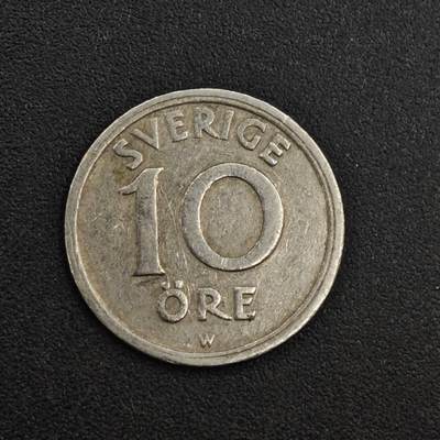 【淘币小摊】实时拍第八百一十四拍   散币场   满百包邮可预留二周 每周一统一发货   - 瑞典1921年10欧尔镍币