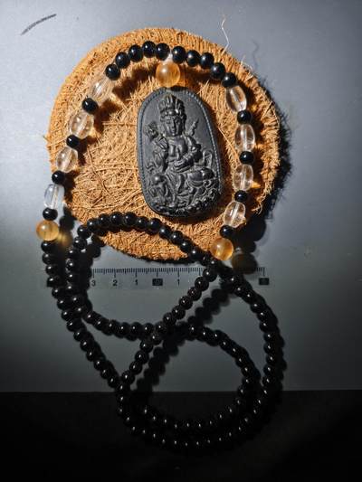 90期回流戒指饰品杂件纪念章丝路钱币专场 - 黑耀石