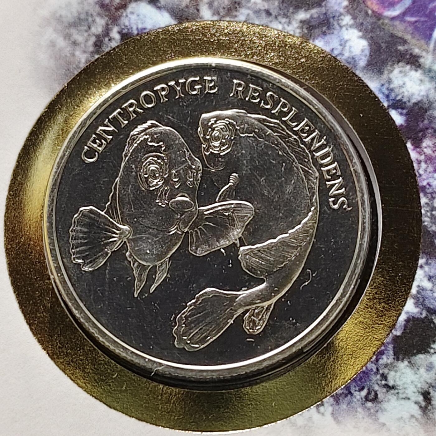 【全场包邮】纯粹捡漏拍482场（免费代拍第19场）-币封+套装+富兰克林（注意佣金） 【邮章封】WWF世界自然基金会1986年30周年‌金背神仙鱼纪念邮章封