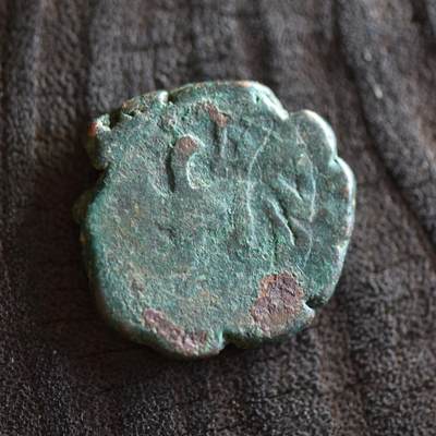 【良泉】【2025年最后一场】12月18日晚19.30点开拍！188组【直播场】西方古代钱币、丝路杂项、印章！ - 约1780-1850年【阿富汗】自治地区打制“弯刀”法鲁斯铜币，6.3克