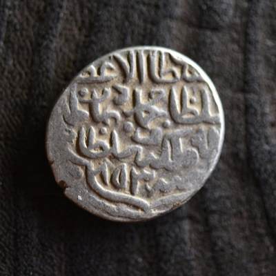 【良泉】【2025年最后一场】12月18日晚19.30点开拍！188组【直播场】西方古代钱币、丝路杂项、印章！ - 公元1409-1447年【蒙古帝国】帖木儿汗，沙哈鲁，天罡银币，5.12克