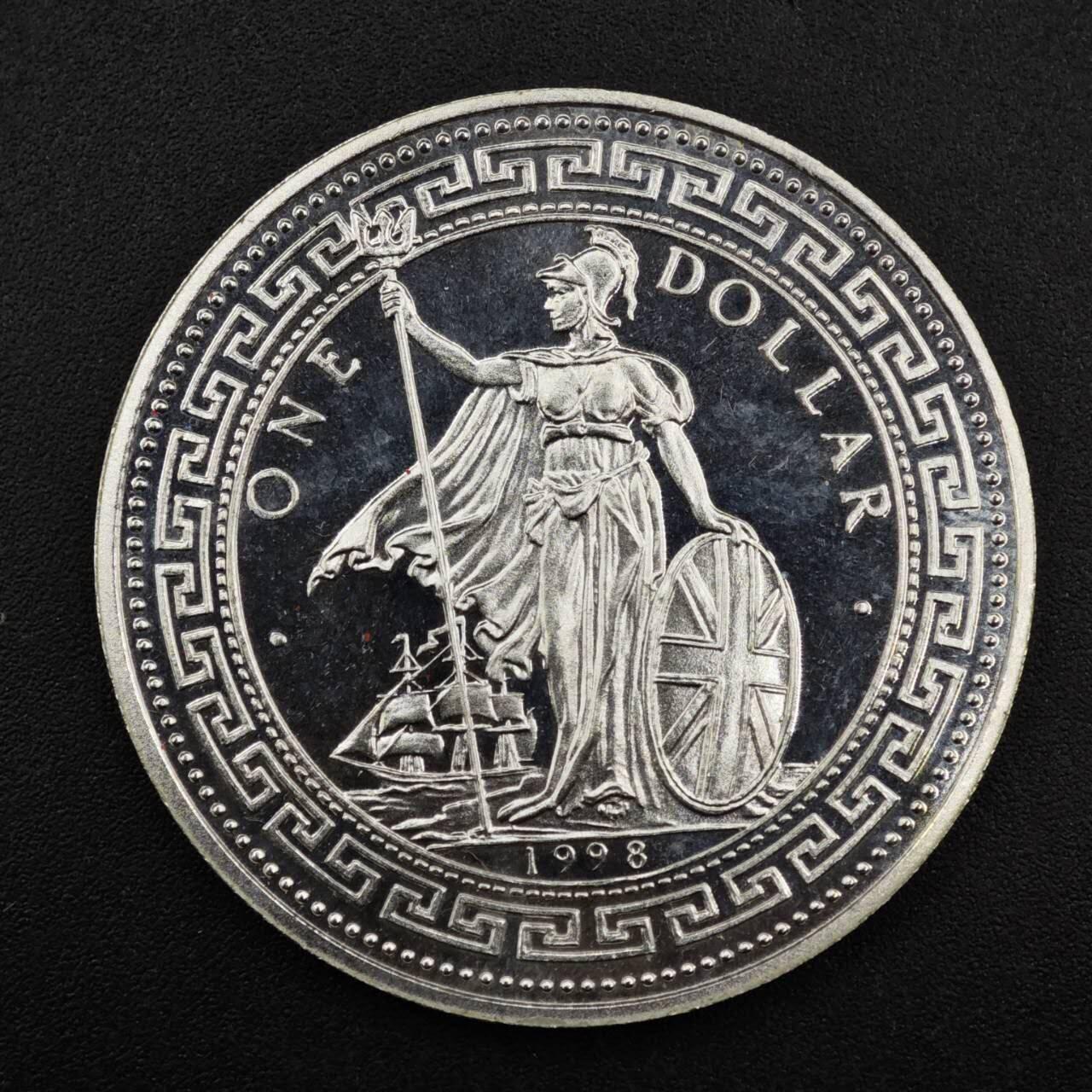 【淘币小摊】实时拍第八百一十五拍   银币套币场   满百包邮可预留二周 每周一统一发货   1998年哥伦布航海500周年站洋银币 重28.6克银价332