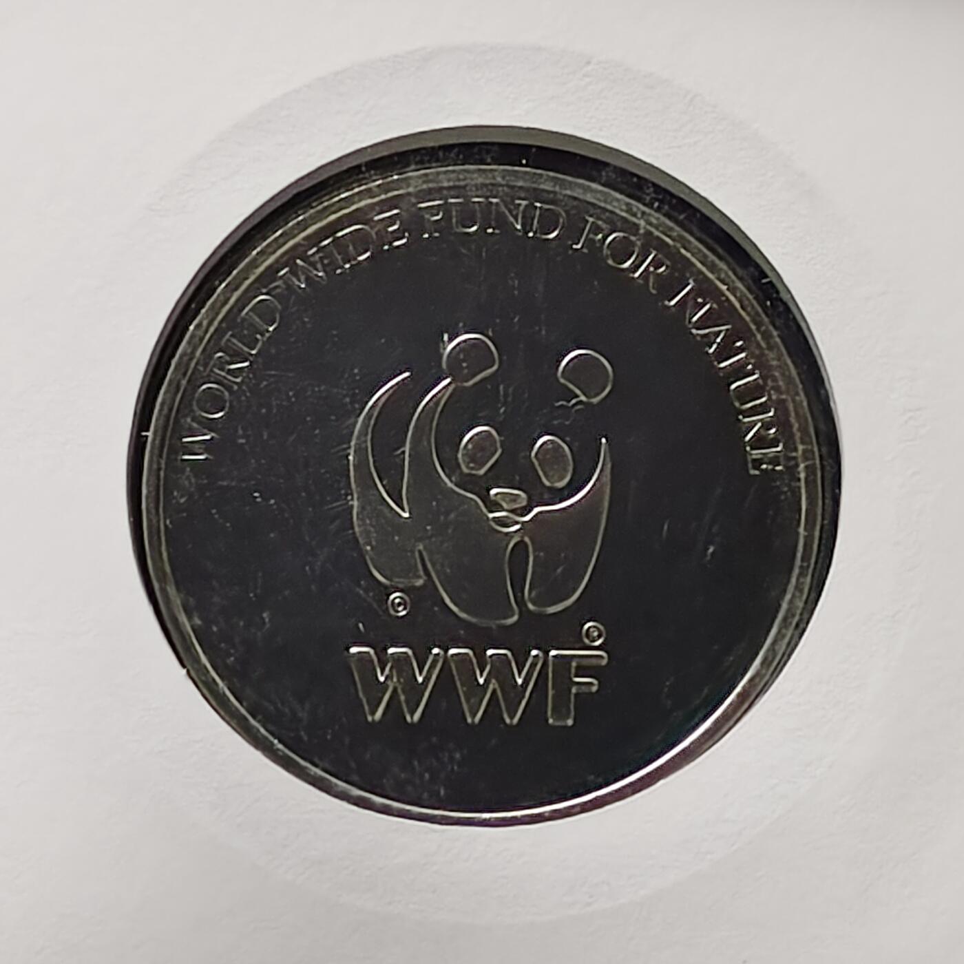 【全场包邮】纯粹捡漏拍482场（免费代拍第19场）-币封+套装+富兰克林（注意佣金） 【邮章封】WWF世界自然基金会白胸苦恶鸟纪念邮章封