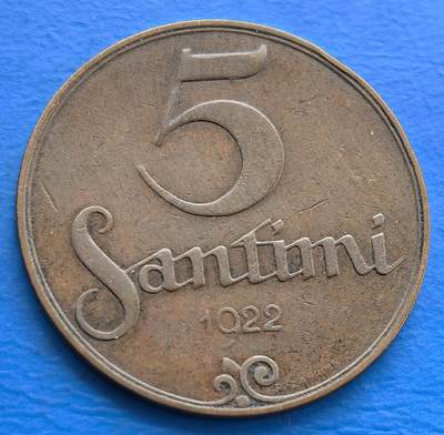 外国优质老铜币银币，周六九点倒数截拍，满百包邮，可寄存半年，喜欢朋友微信扫描二维码可直接参拍 - 拉脱维亚1922年5分