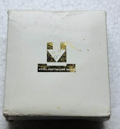 文馨钱币收藏第 284 场，【 长期接收代拍品】老藏家拍品南朝鲜李承晚时期货币，泰国大型纪念币，土耳其各时期及各国套币场 - 原盒 全新未流通带证书 1984 年澳大利亚一元精制币