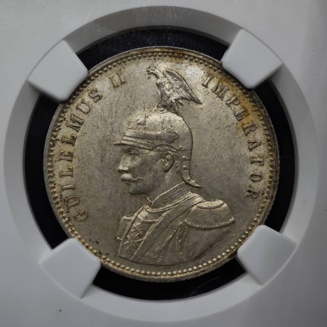 【淘币小摊】实时拍第八百一十五拍   银币套币场   满百包邮可预留二周 每周一统一发货   德属东非1911年1卢比银币 NGC UNCD