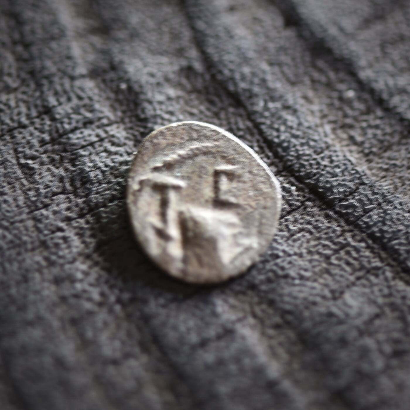 【良泉】【2025年最后一场】12月18日晚19.30点开拍！188组【直播场】西方古代钱币、丝路杂项、印章！ 公元1-2世纪【南阿拉伯半岛】希木叶尔人或赛伯伊人，灭绝生物“也门瞪羚”1/4标准【微型】银铜合金币，0.53克