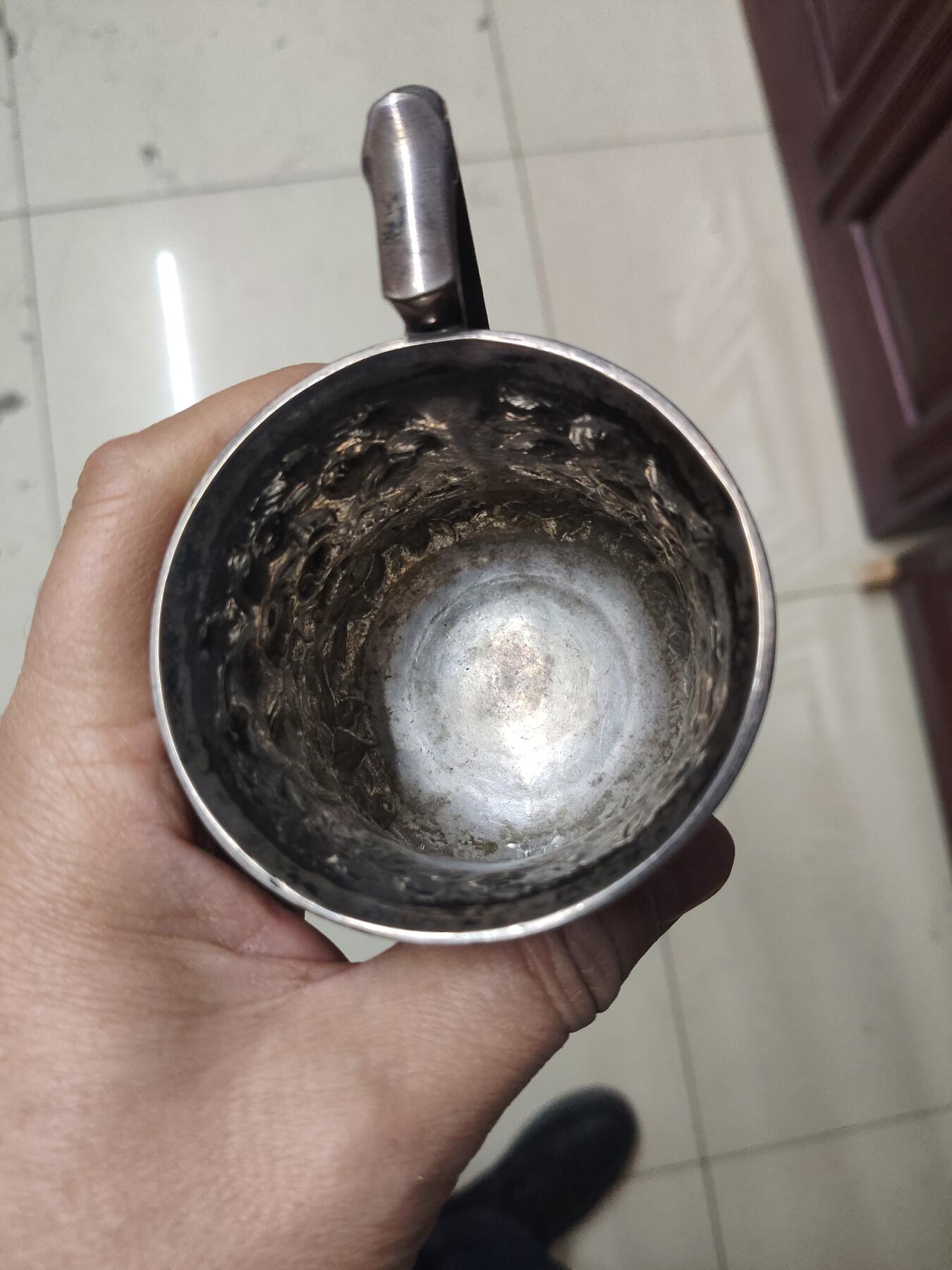 老银件 外国老银杯工艺好