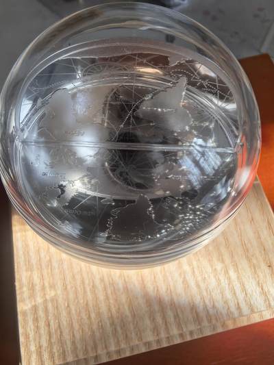 长老汇蛇年精选第七十八场拍卖 2021纽埃麦哲伦环球航行5元立体镶嵌彩色纪念银币，2盎司999银，333枚