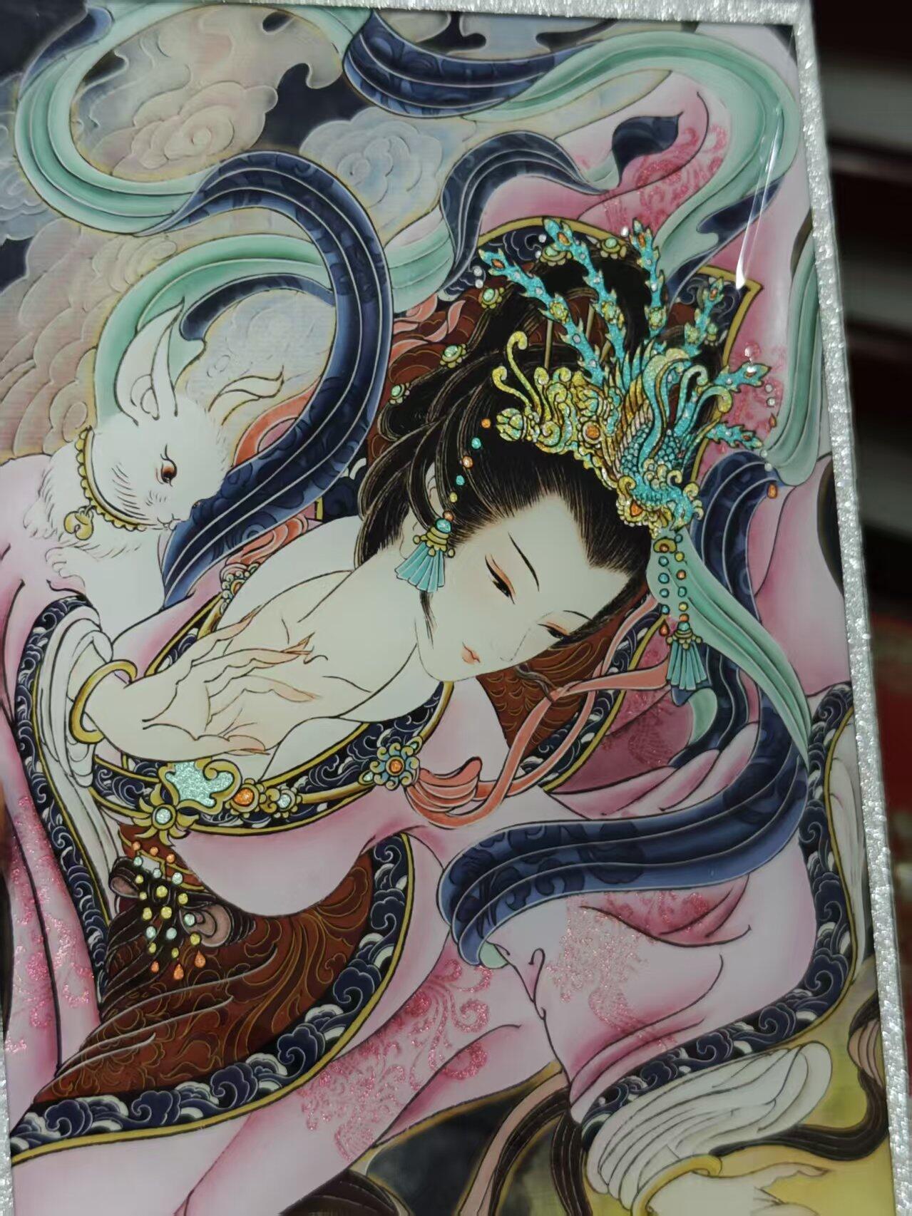 第十五期 卡萃  嫦娥奔月 色纸 心染