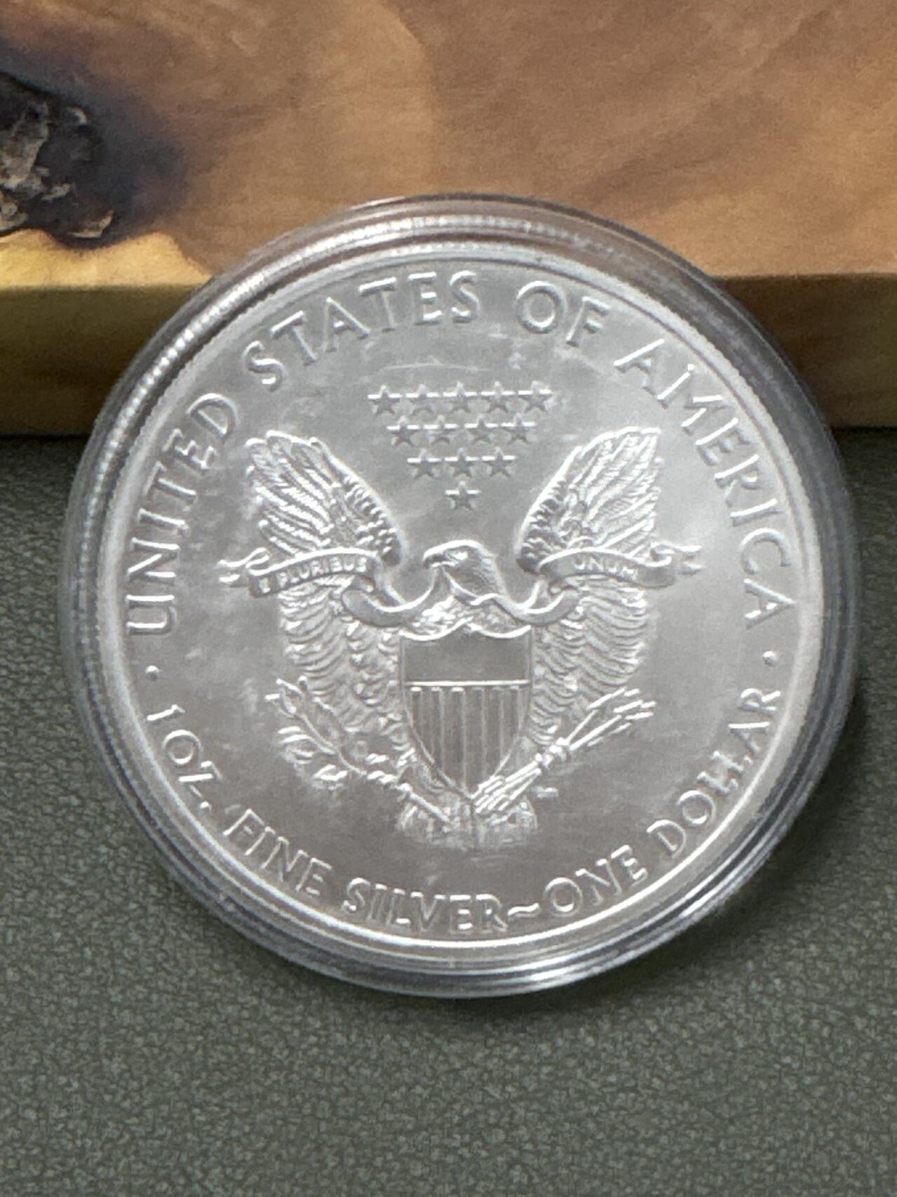 ❤️【币观天下】❤️ 第333期钱币拍卖- 2025.12.5周五晚上6点半场-长期征集拍品 美国2008年自由女神一盎司彩色银币