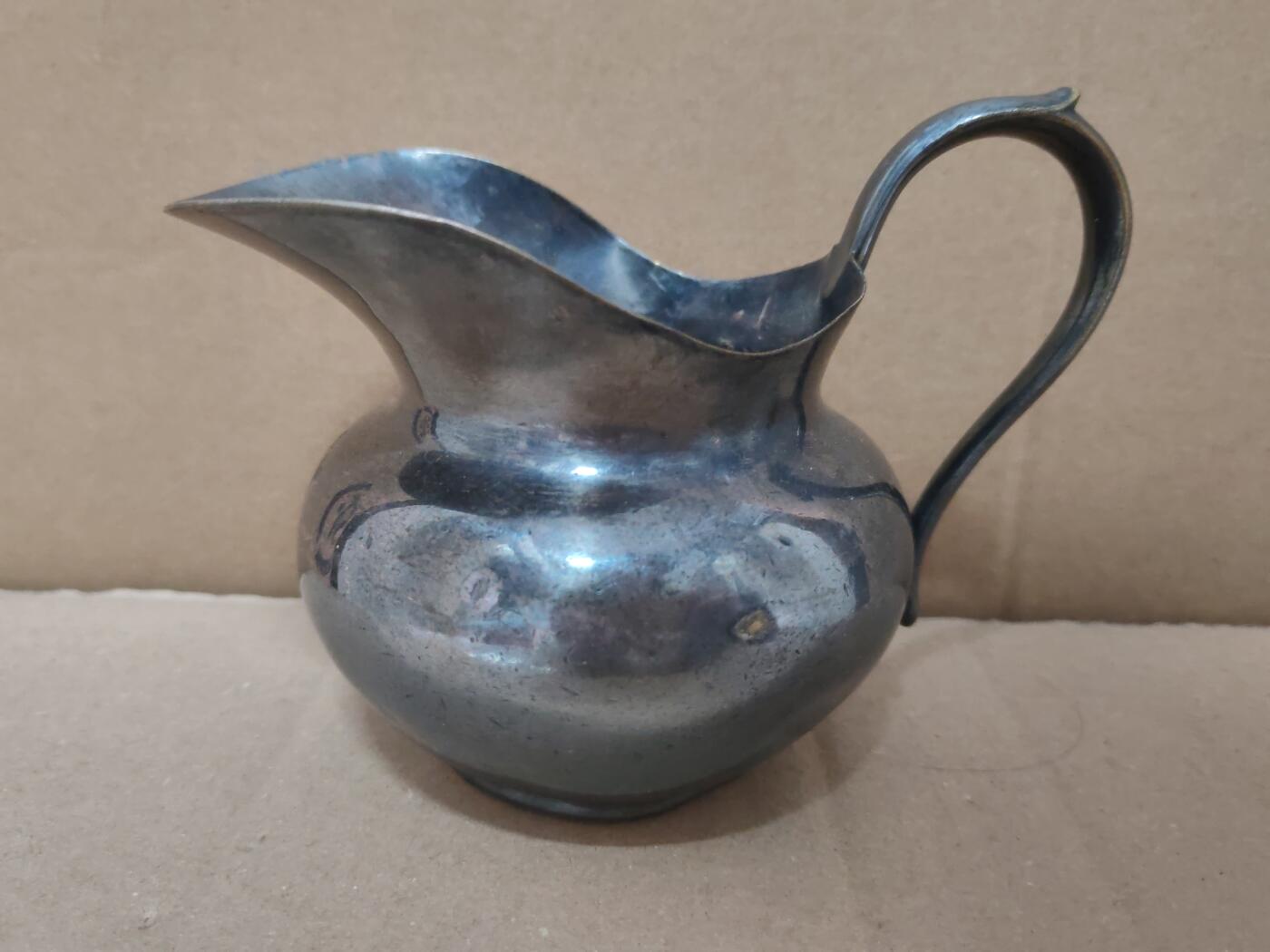 韵星假日拍卖第三十一期 -- Rimey Holidays Auction 31 帝德-魏玛德国包银银壶镀银保存完整 整体无损 包浆好看 底部带有清晰银标镀银表和序列号