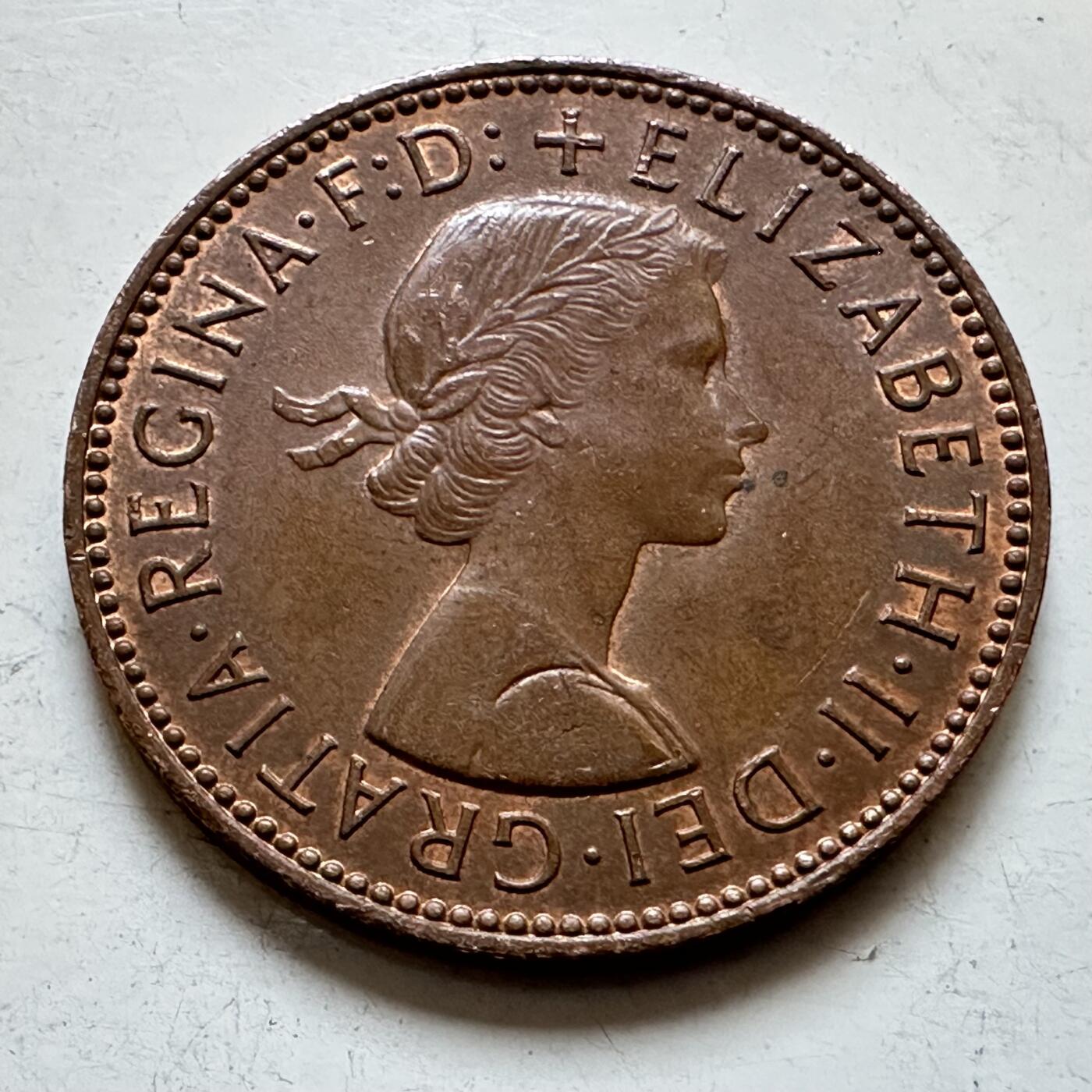 🌹外币初藏🌹🐯2025年第135场  每周二四六晚8️⃣点 接代拍 英国1967年半便士