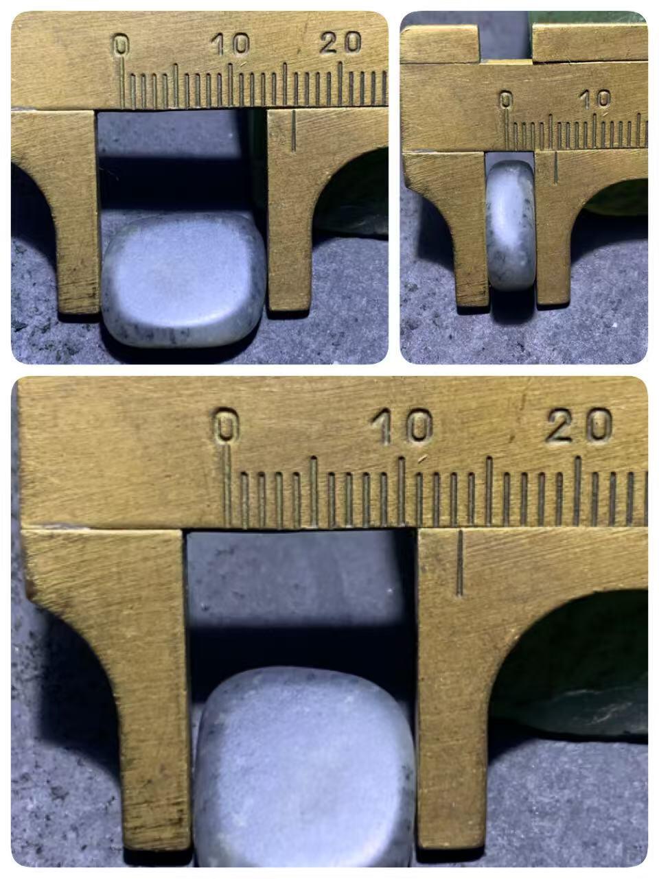 精美和田玉青花小独籽原石一颗，