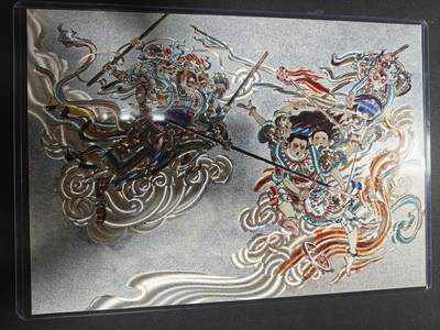 天玑星卡拍第144期《12.1周一截拍》持续收拍收评中 满赠卡需备注 - 百里卡牌 新绘西游记 战哪吒 A4粗闪大卡