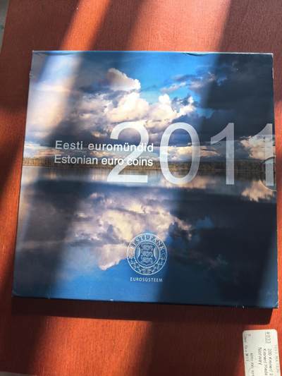 长老汇蛇年精选第七十八场拍卖 2011爱沙尼亚欧元8枚套，卡装，5万套