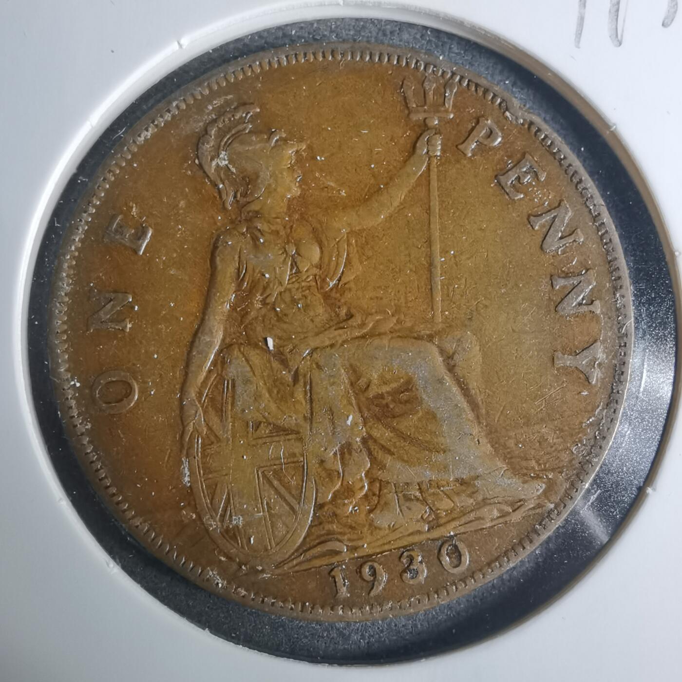 沼泽如烟--第919场 英国1930年1便士