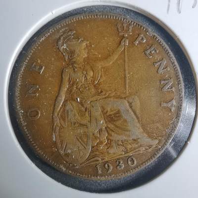 沼泽如烟--第919场 - 英国1930年1便士