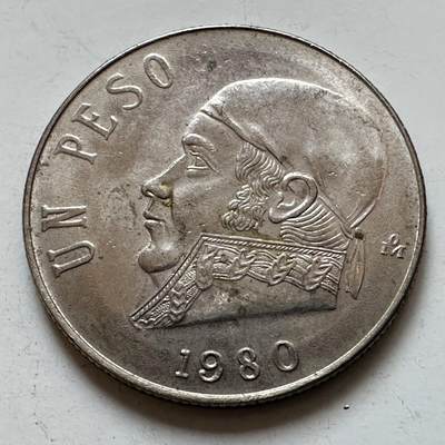 🌹外币初藏🌹🐯2025年第135场  每周二四六晚8️⃣点 接代拍 - 墨西哥1980年一比索