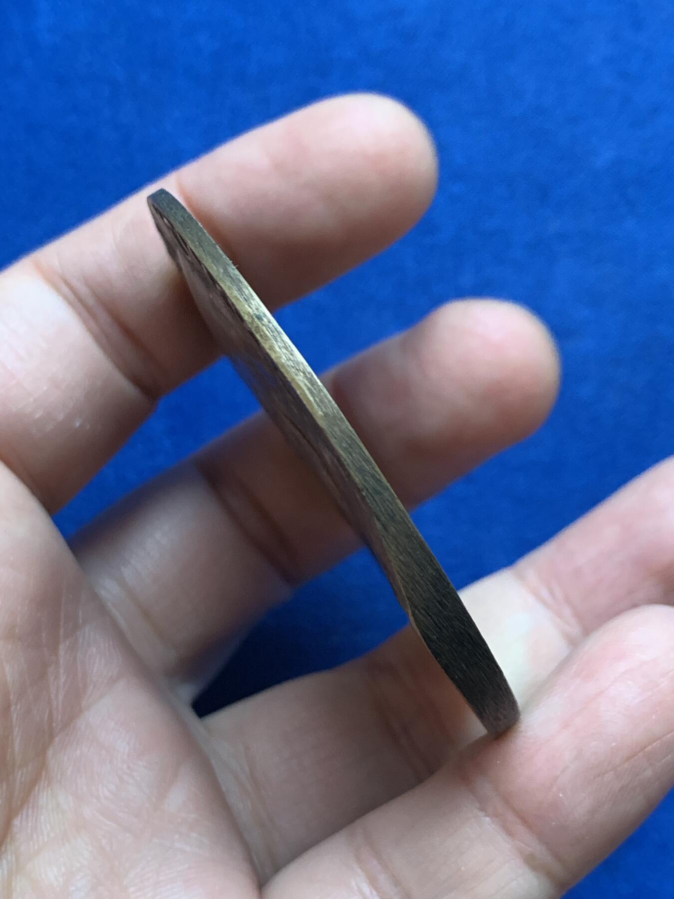 《竞宝斋》第444场 周日，周一，2场连拍 （全场包邮） 法国人物G. Bloch单面铜章 直径57.7mm 重量49.6g