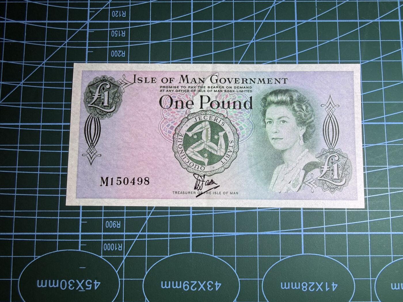 【炜奕收藏】，第五十二期 1983年马恩岛1镑，品相如图