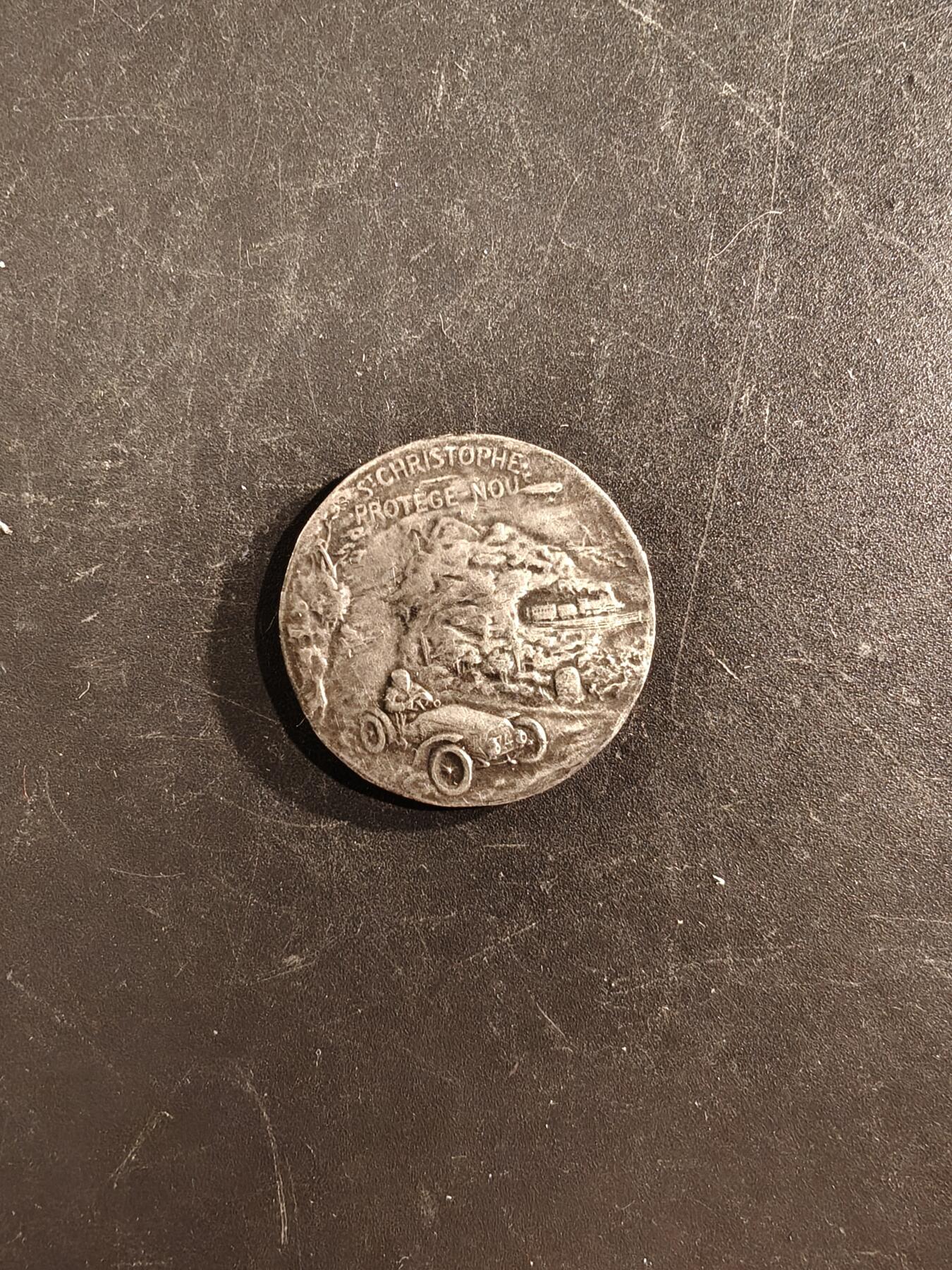 老王徽章第167期 法国天主教会圣克里斯托弗纪念章