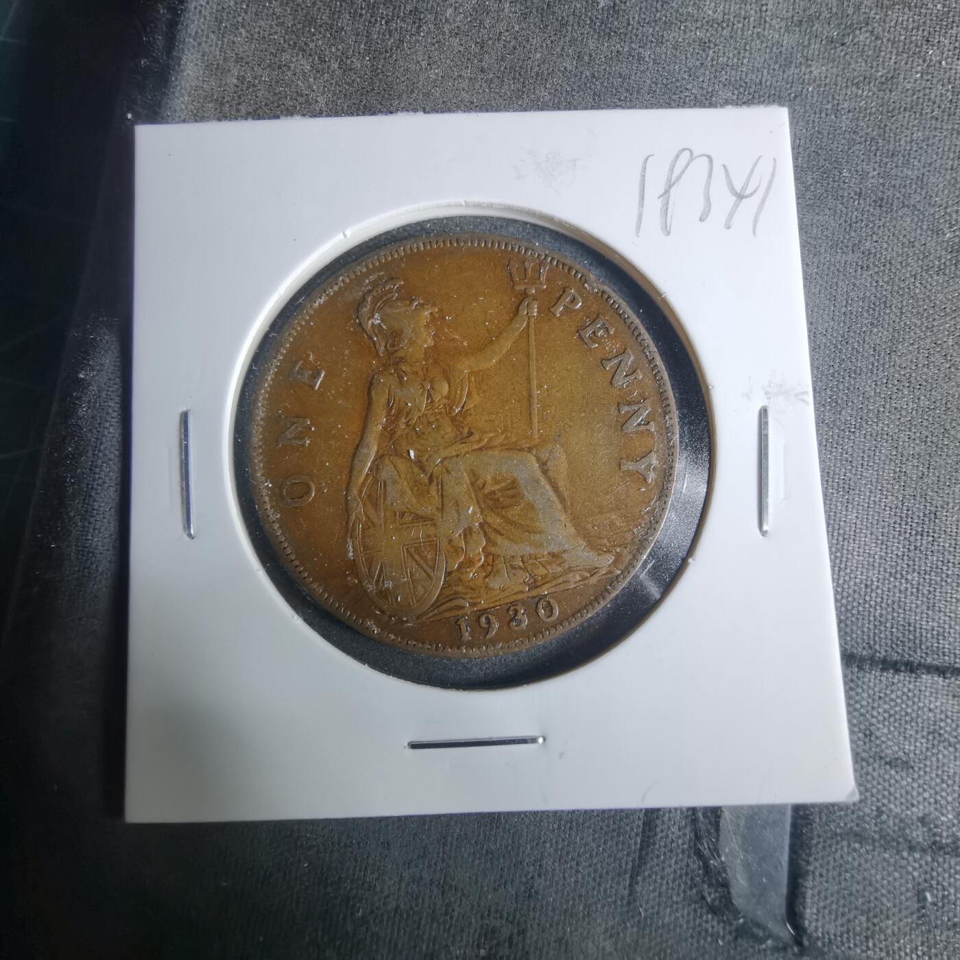 沼泽如烟--第919场 英国1930年1便士