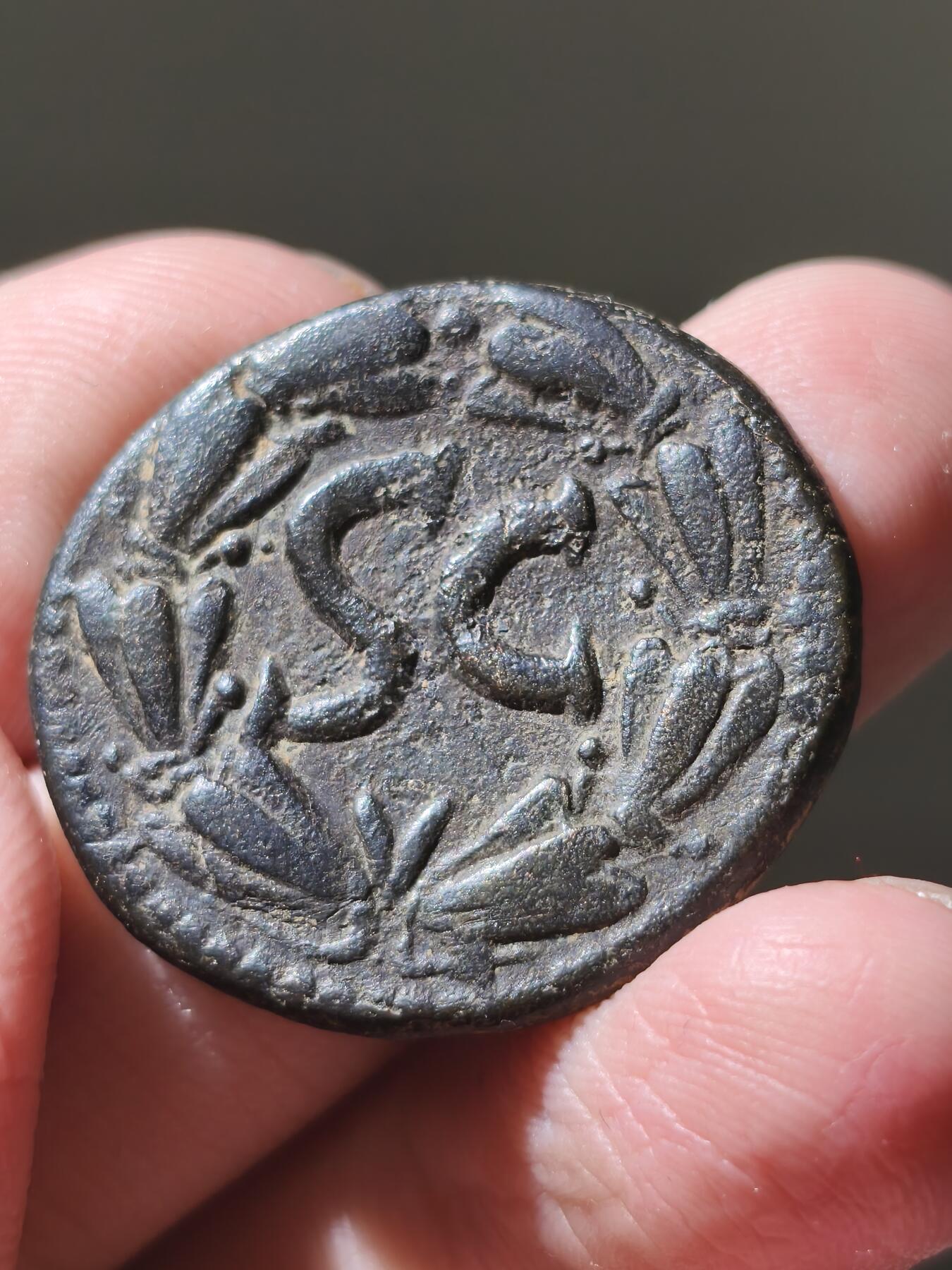 星盘世界钱币十二月六日古典币专场 罗马帝国大铜币15.15g 公元81-96年 图密善 安条克行省铜币正面是图密善头戴月桂冠右侧像，非常厚重漂亮的一枚