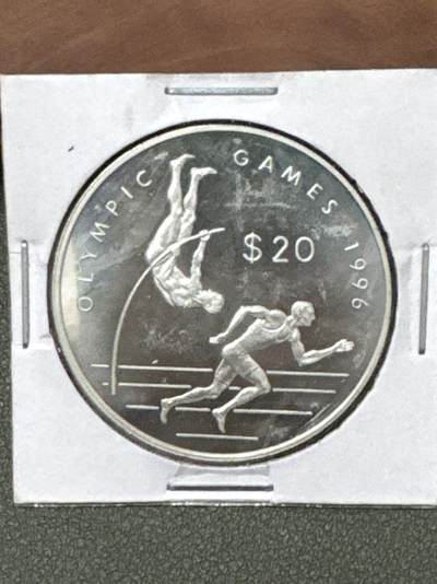 ❤️【币观天下】❤️ 第333期钱币拍卖- 2025.12.5周五晚上6点半场-长期征集拍品 - 库克群岛1993年亚特兰大奥运会精制银币