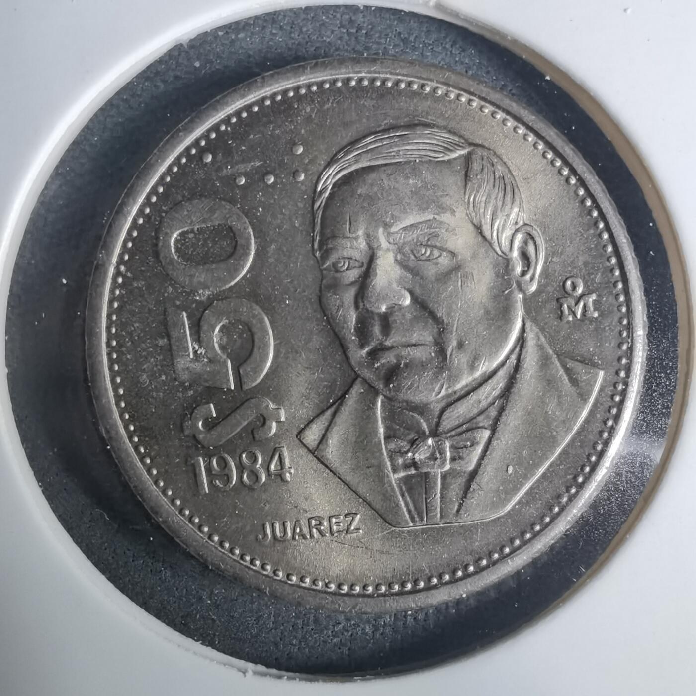 沼泽如烟--第919场 墨西哥1984年50比索