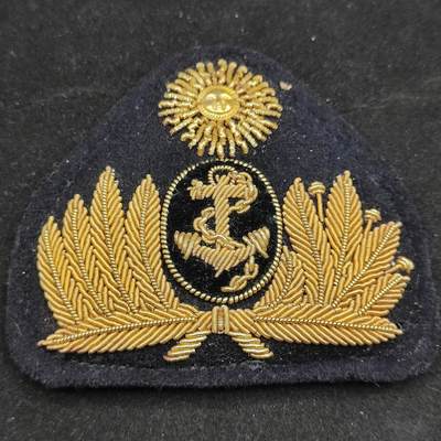 0元起拍勋章 第315期 咸鱼国勋章拍卖专场 12月3日（周三）下午6：00开始 - 秘鲁海军刺绣帽徽