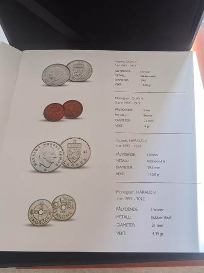 长老汇蛇年精选第七十八场拍卖 2006挪威哈康七世、奥利弗五世、哈罗德五世三王钱币一套，3银3镍2铜，银料价712元，盒证全，典藏版，稀少