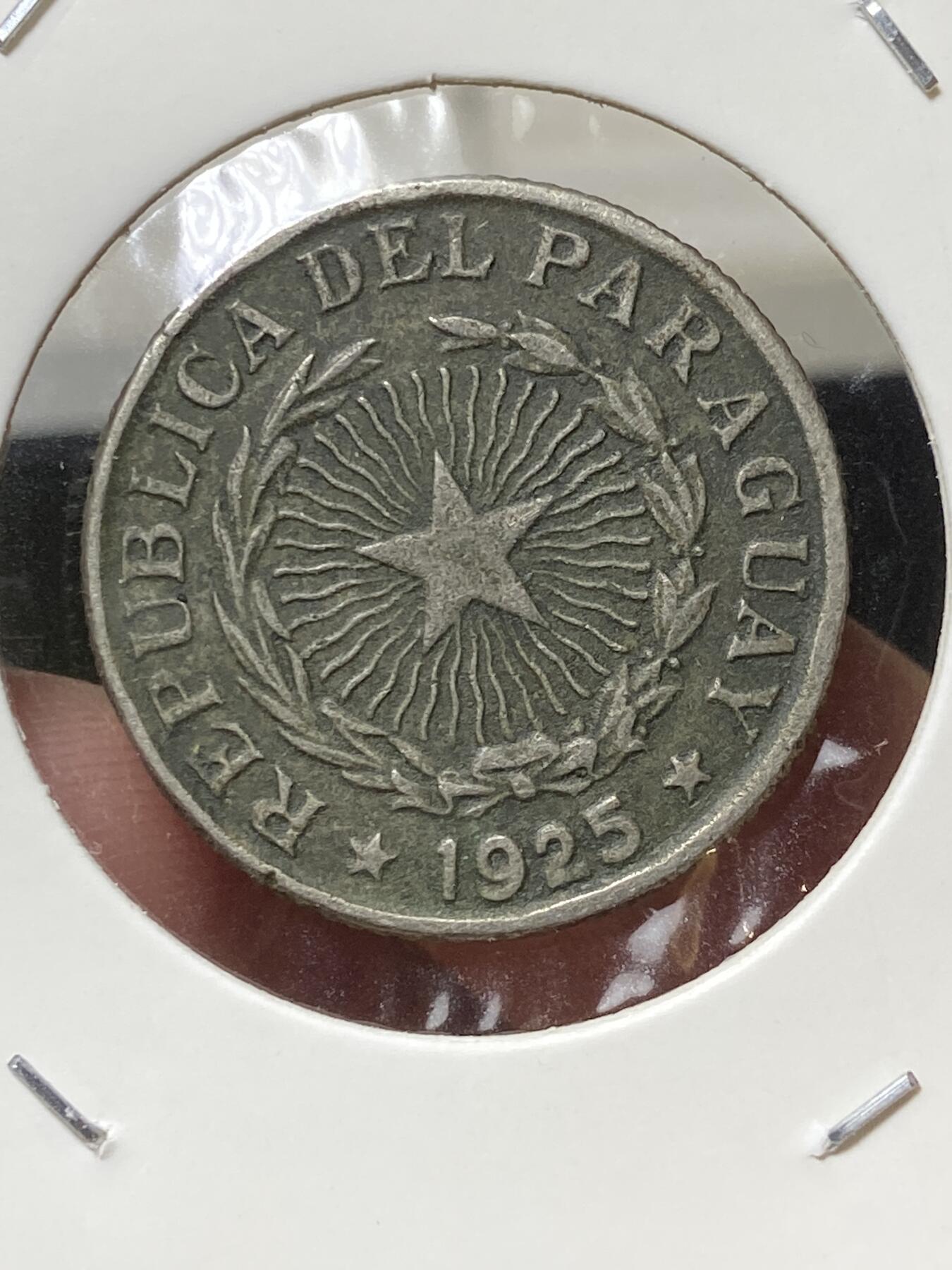 2025年第一百三十三场(总第一百五十九场）外国好品纸夹散币场(免佣金) 少见品种–巴拉圭🇵🇾1925单年份2比索