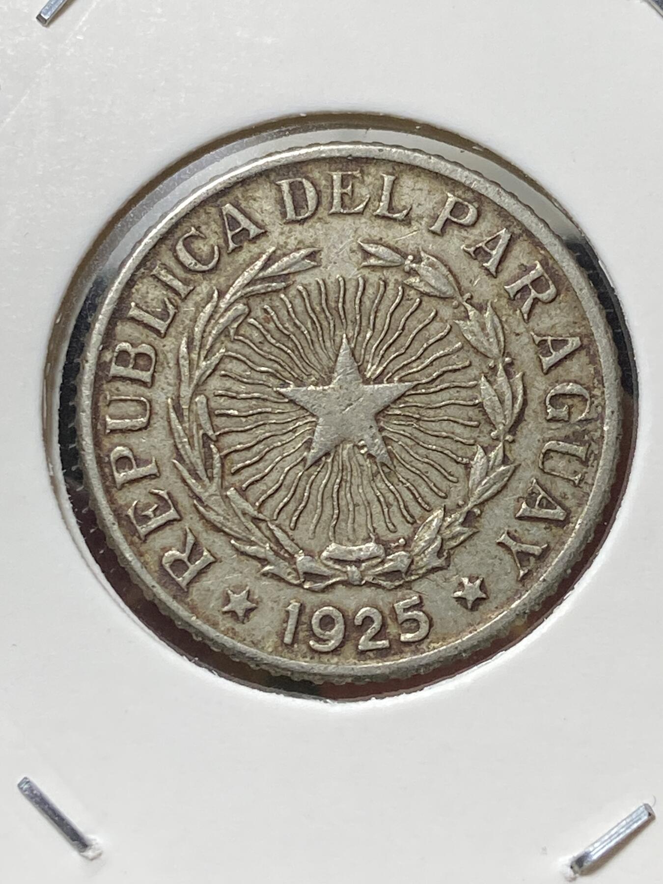 2025年第一百三十三场(总第一百五十九场）外国好品纸夹散币场(免佣金) 少见品种–巴拉圭🇵🇾1925单年份1比索