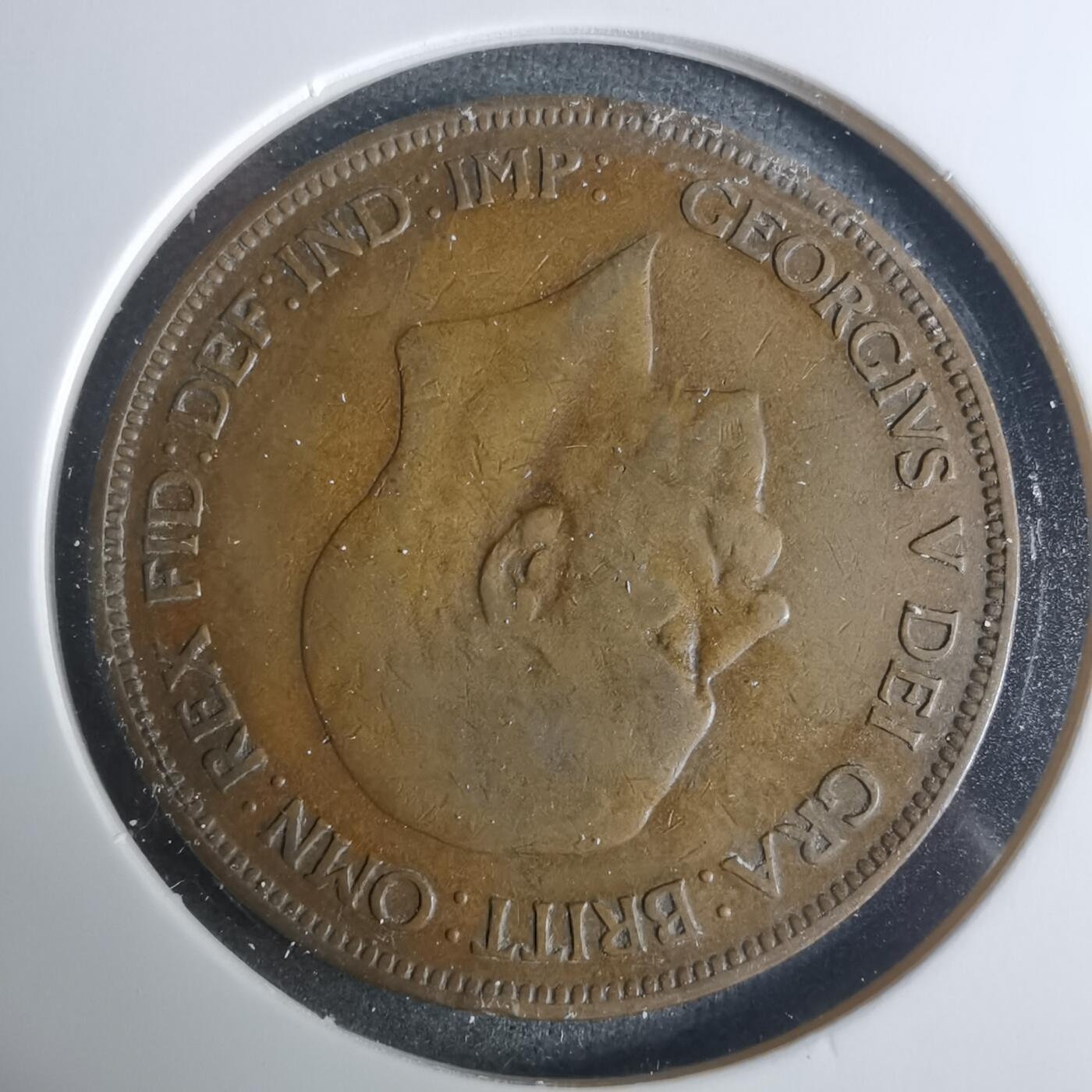 沼泽如烟--第919场 英国1930年1便士